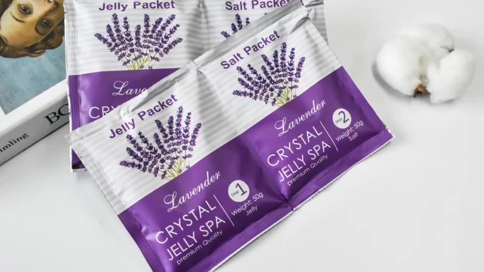 Lavender Crystal Jelly Foot Soak Diy Foot Jelly Powder Spa Soften