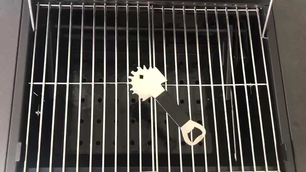 Grill Grate Scraper Scrubber Non Slip Stainless Steel Grill Cleaner
