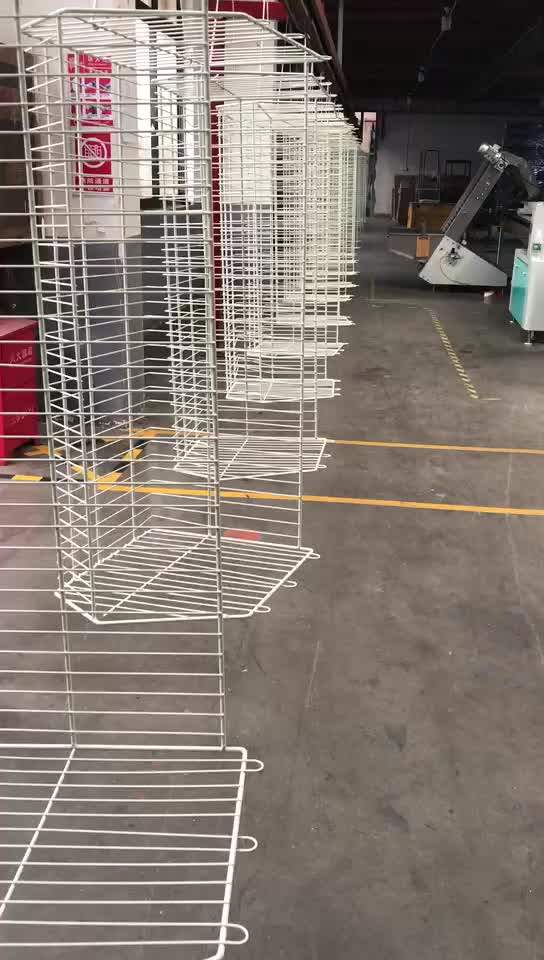 Heavy Duty Stackable Industrial Stacking Wire Baskets For Supermarket