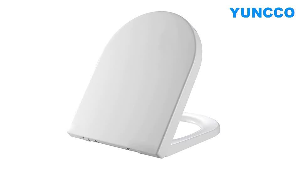 Bathroom Uf Material White U Shape Toilet Seat With Hinges Wc Duroplast