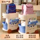 Schoolbag shelf movable trolley book storage