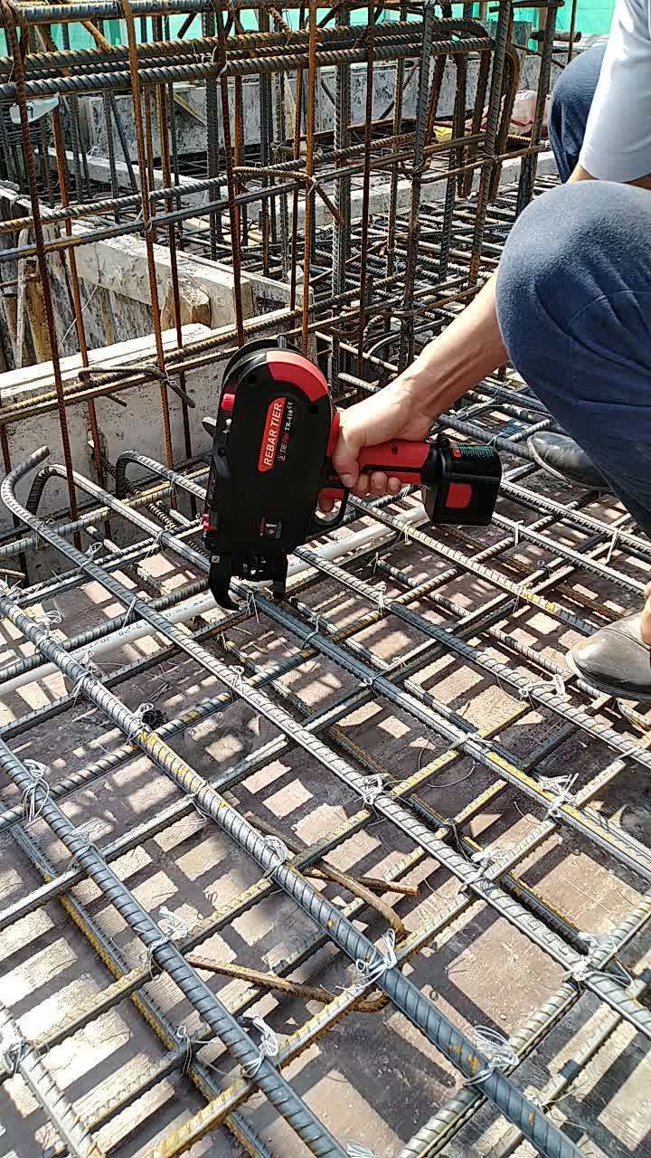 Battery Operated Automatic Rebar Tying Machine Tr410 Rebar Tier Tools