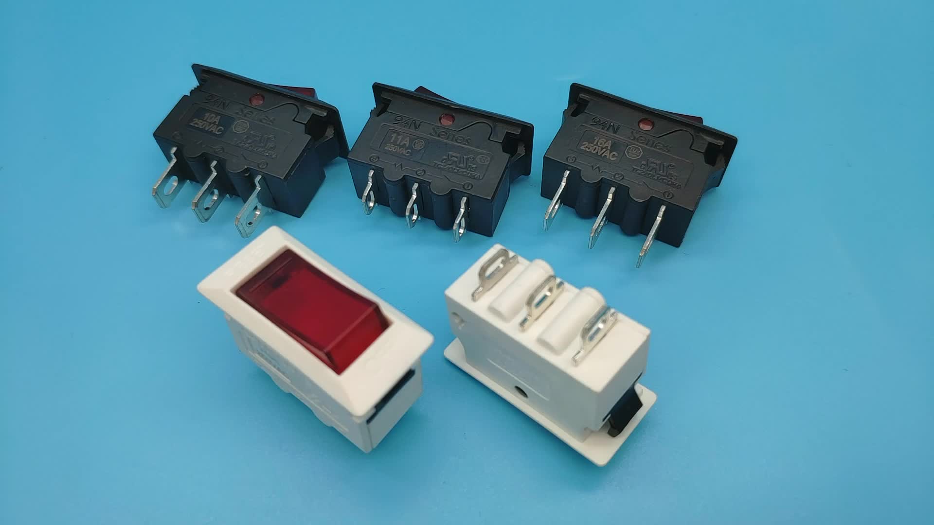 Kuoyuh 94n Series 5a Rocker Switch Thermal Overload Protector