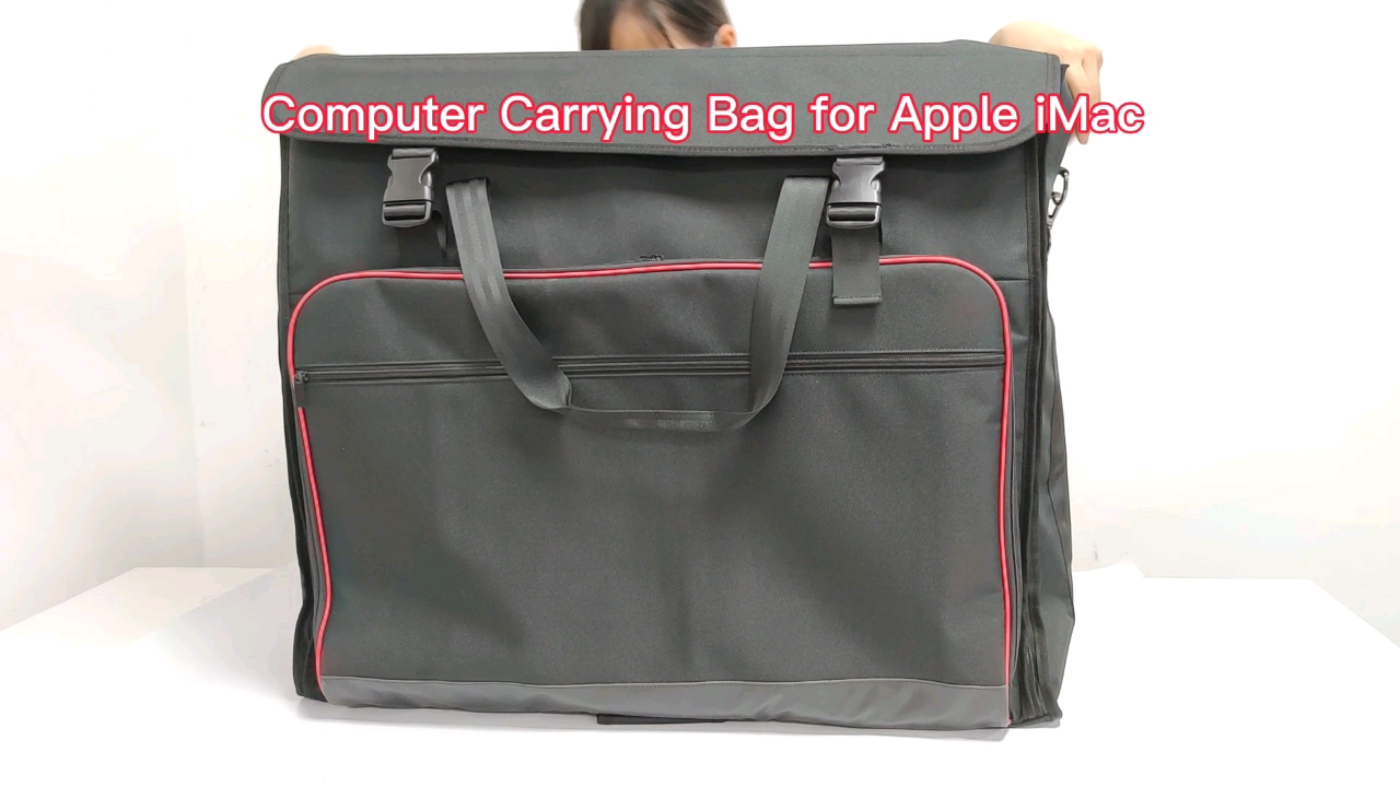 Custom Travel Rolling Monitor Carry Case For 2427 Inch Monitors With