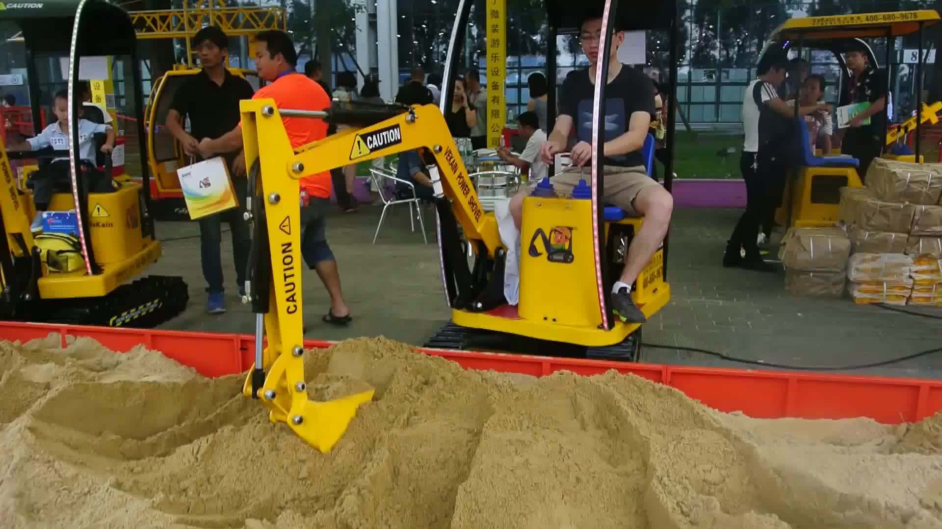 Amusement Park Rides Vekain Kids Mini Electric Kids Excavator Rides