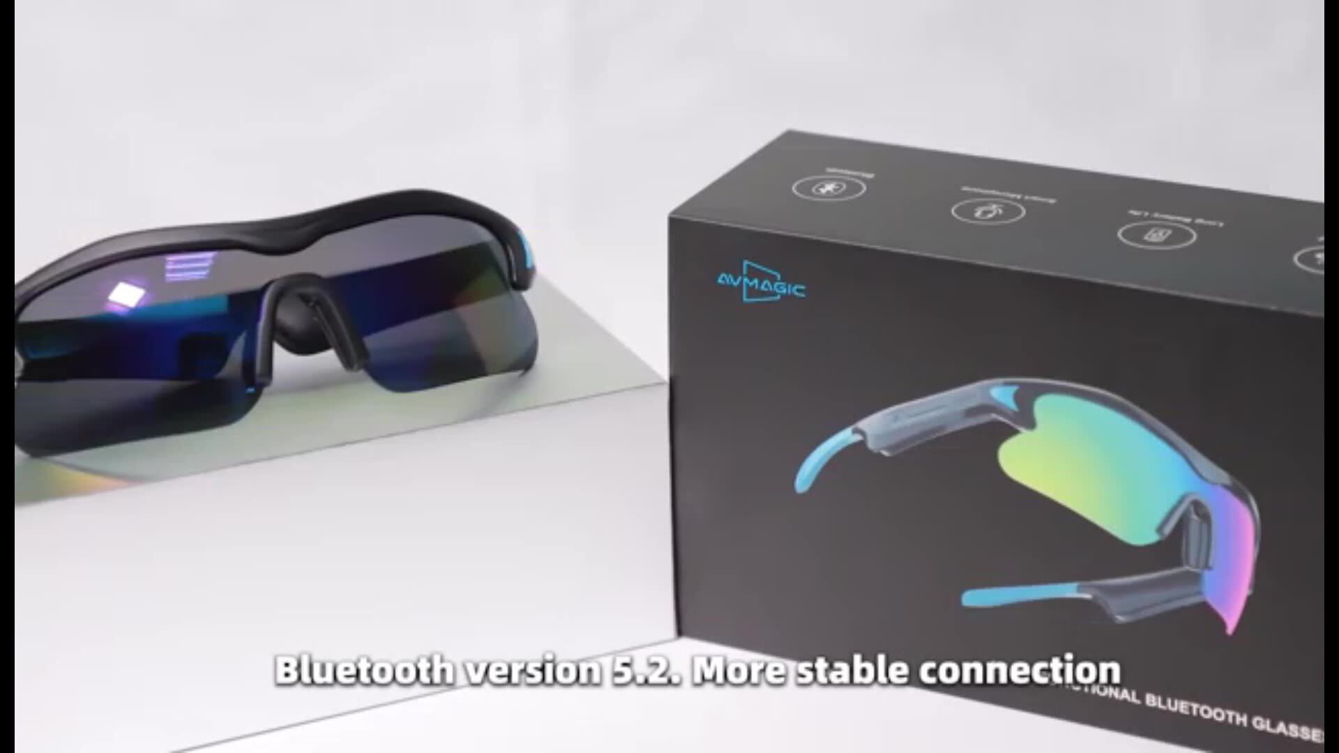 2023 Fashion Tr90 Bluetooth Sunglasses For Unisex Gaming Cycling Smart