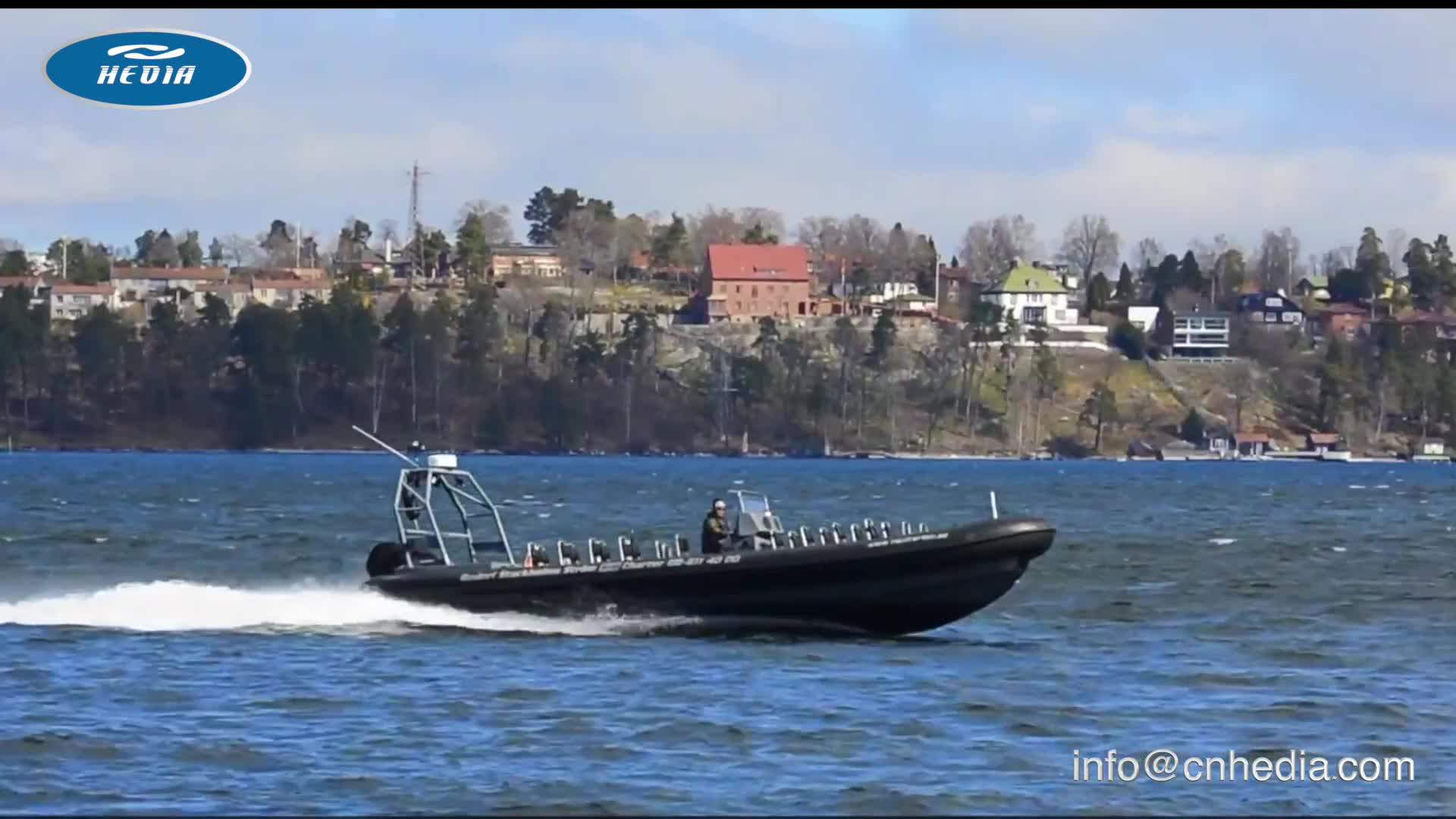 Luxury Germany Rhib 860 28.7ft Aluminum Rib Inflatable Hypalon Orca