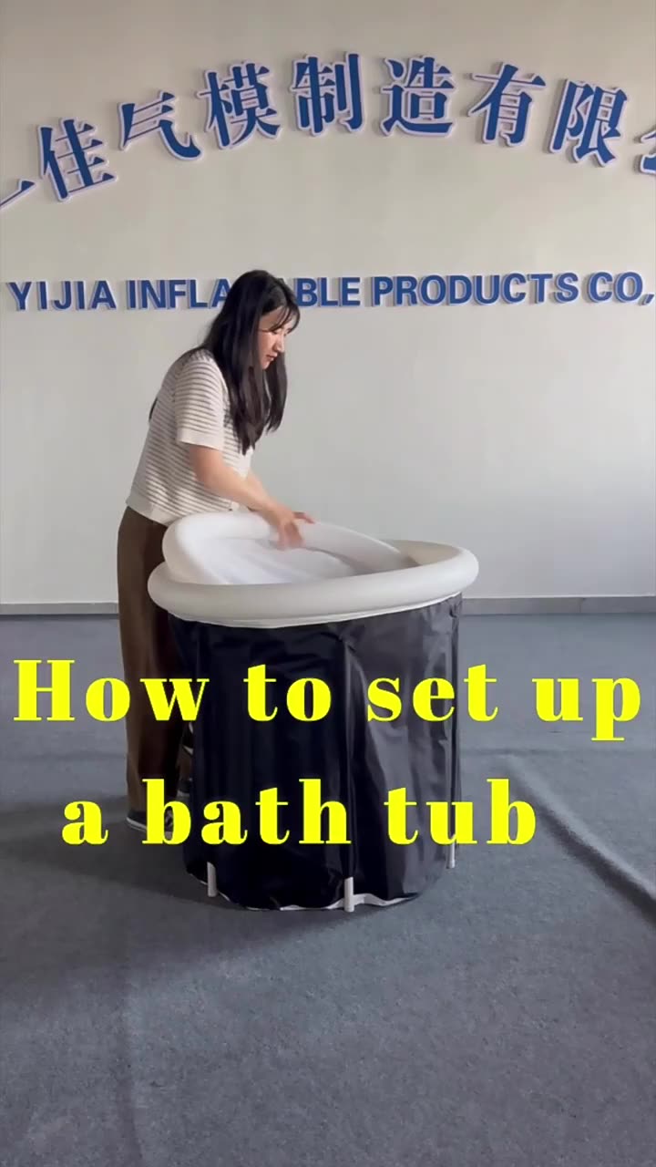 Portable Ice Barrel Cold Bucket Bath Inflatable Cold Plunge Foldable