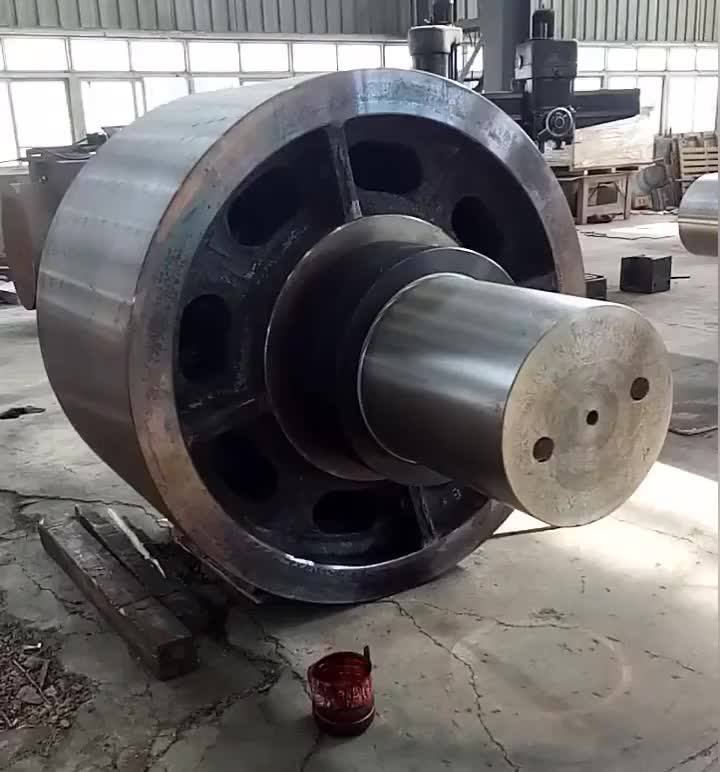 China 34crnimo6 Custom Steel Casting Cement Rotary Kiln Large Support