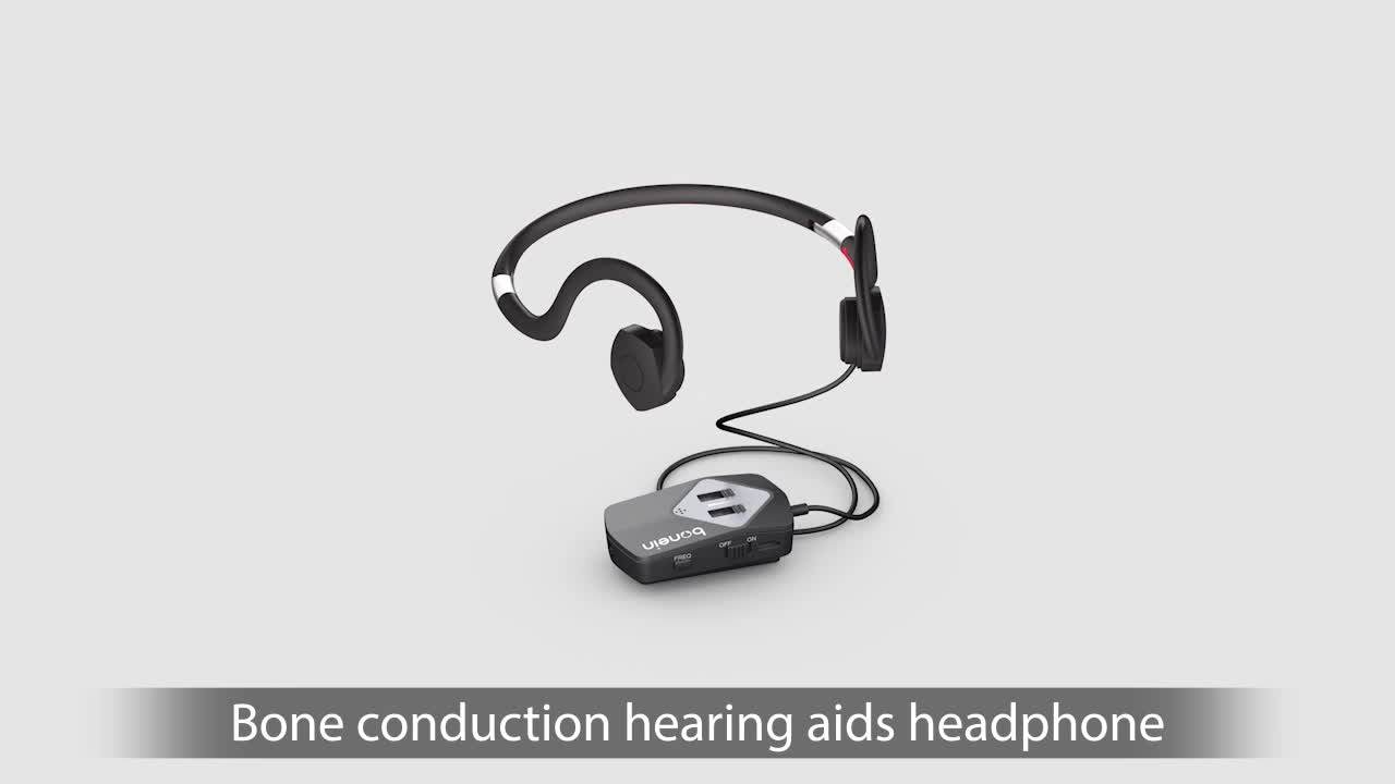 Hearing Aid Headphone Rechargeable Bone Conduction Hearing Aid