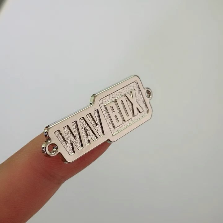 Custom Metal Clothing Logos Labels Name Tag,Sewing Metal Garment Label