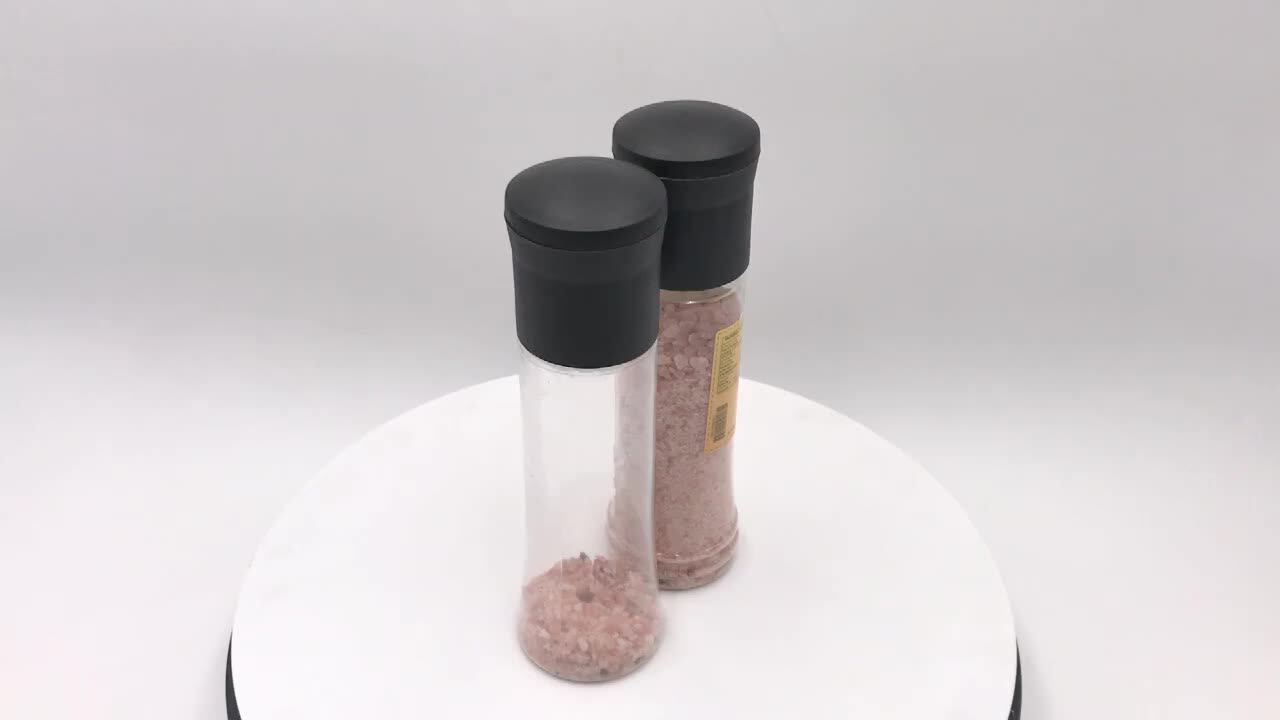 340ml Disposable Salt And Pepper Mills/plastic Spice Grinder/plastic