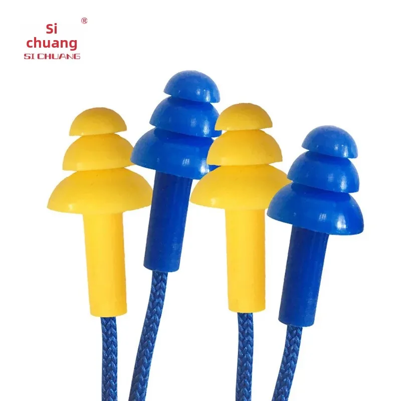 Sichuang ST-1280 anti-noise efficient noise reduction detachable earplugs silicone soundproof swimming sleep learning B