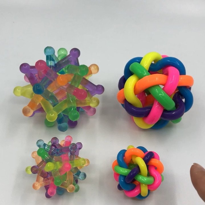 Colorful Intertwined Rubber Balls Shooting Star Ball Buy Colorful