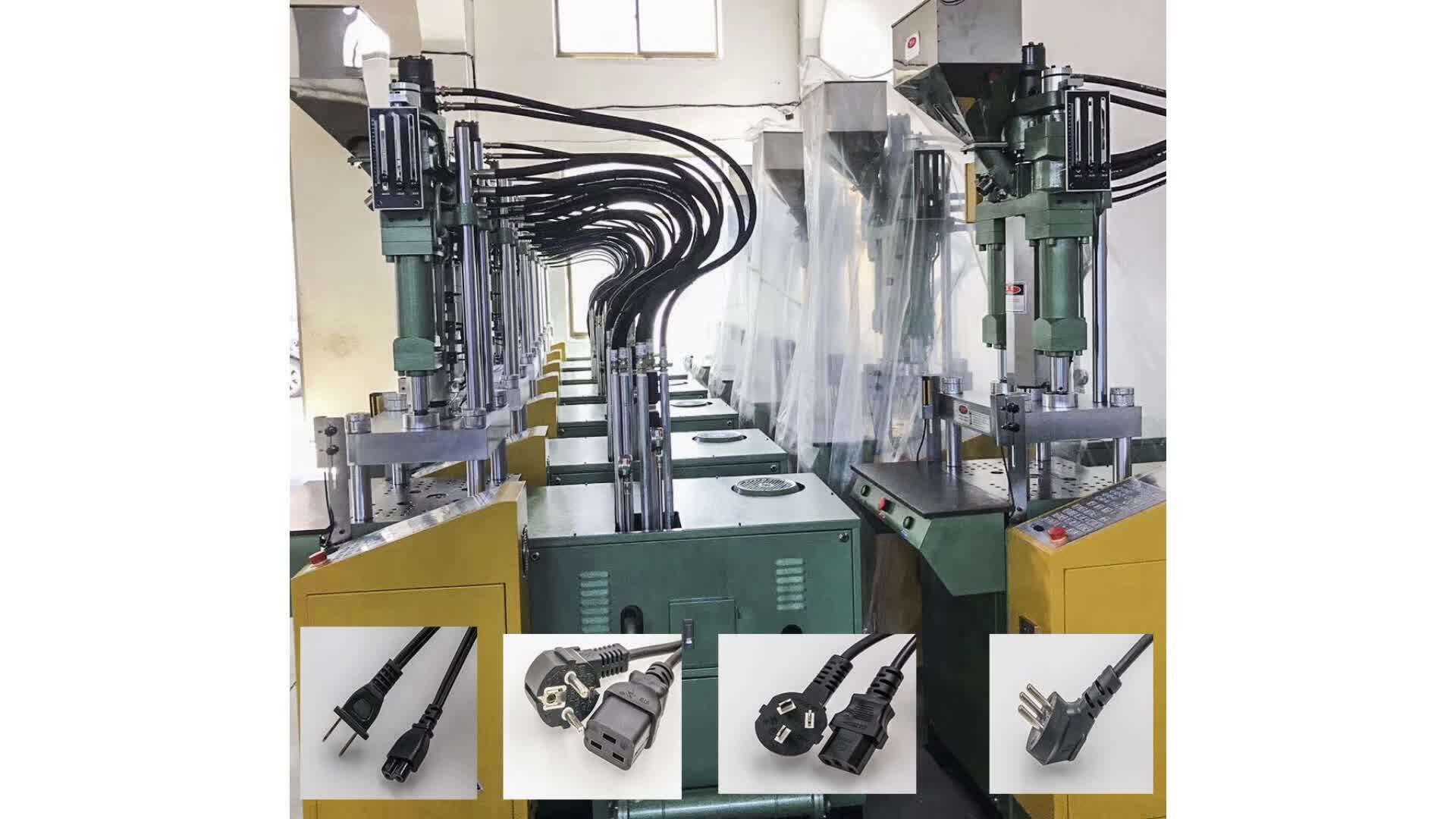 Pjd0013 Vertical Injection Molding Machine For Plugs Power Cables 45t