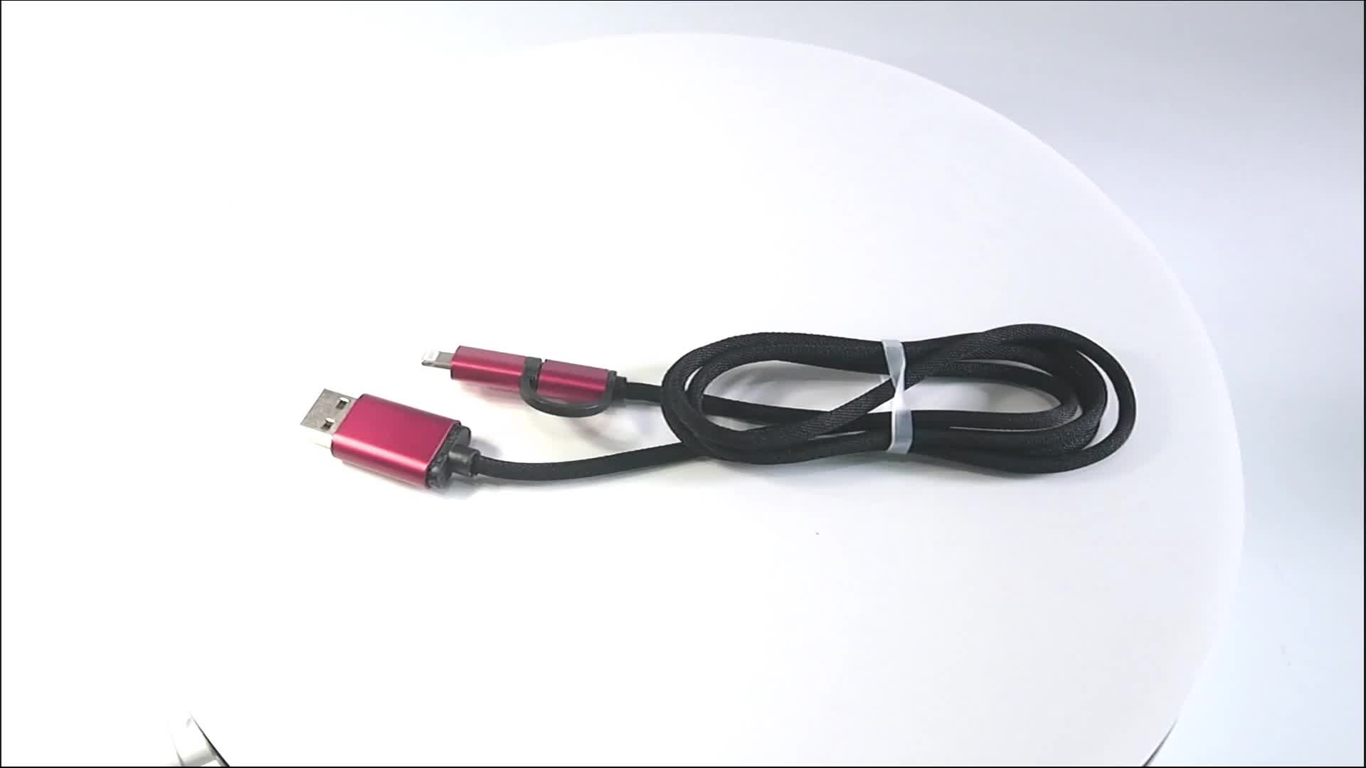 Microusb Lightning 2in1 Data Charging Cable Gps Tracker Wifi Lbs