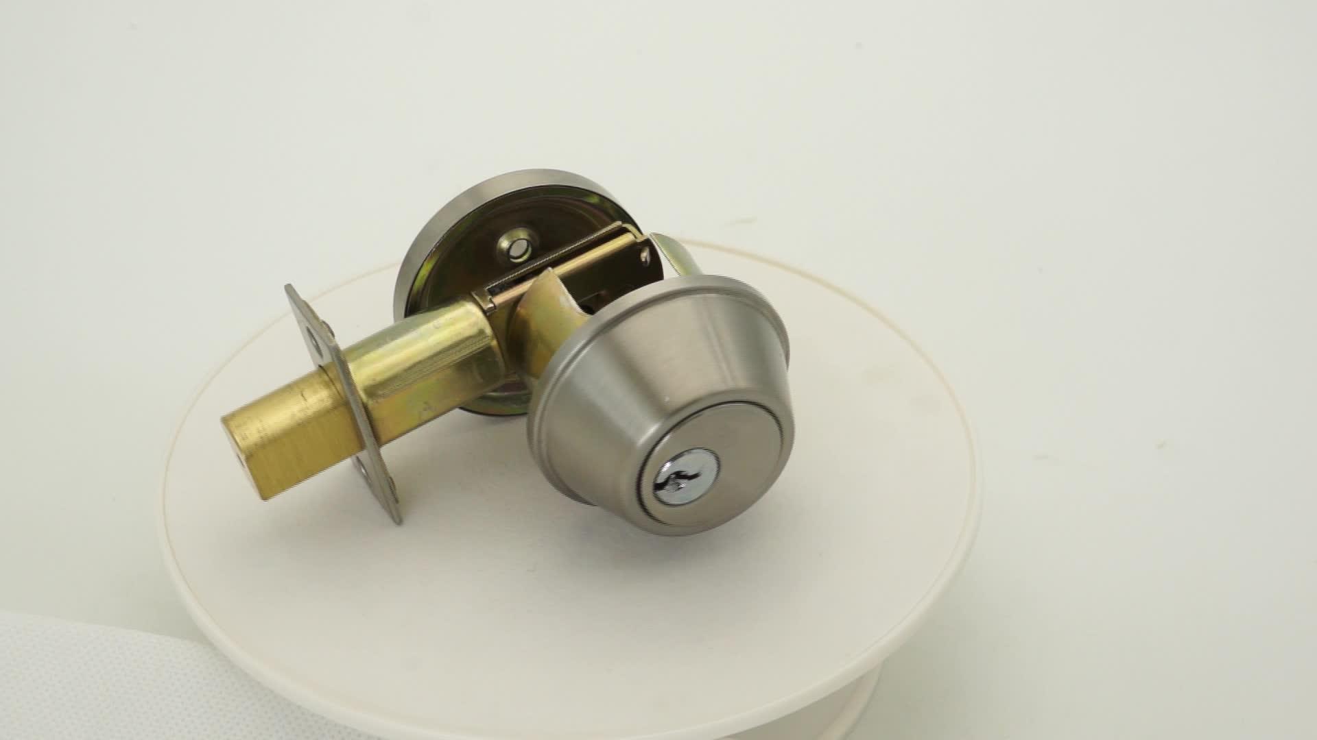 Trust 4301ss Heavy Duty Commercial Single Deadbolt Lock Ansi Grade 2