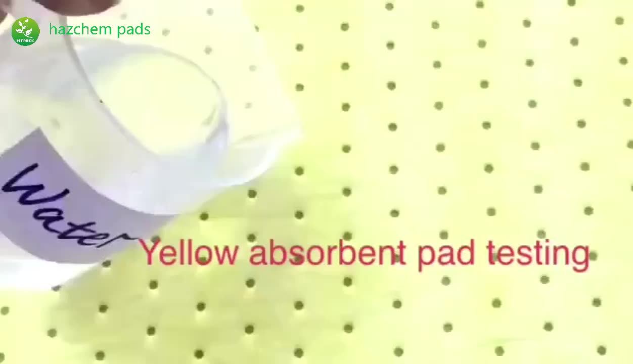 Hazmat Chemical Absorbent Mat Pad Sms Structure Water Absorbent Mat