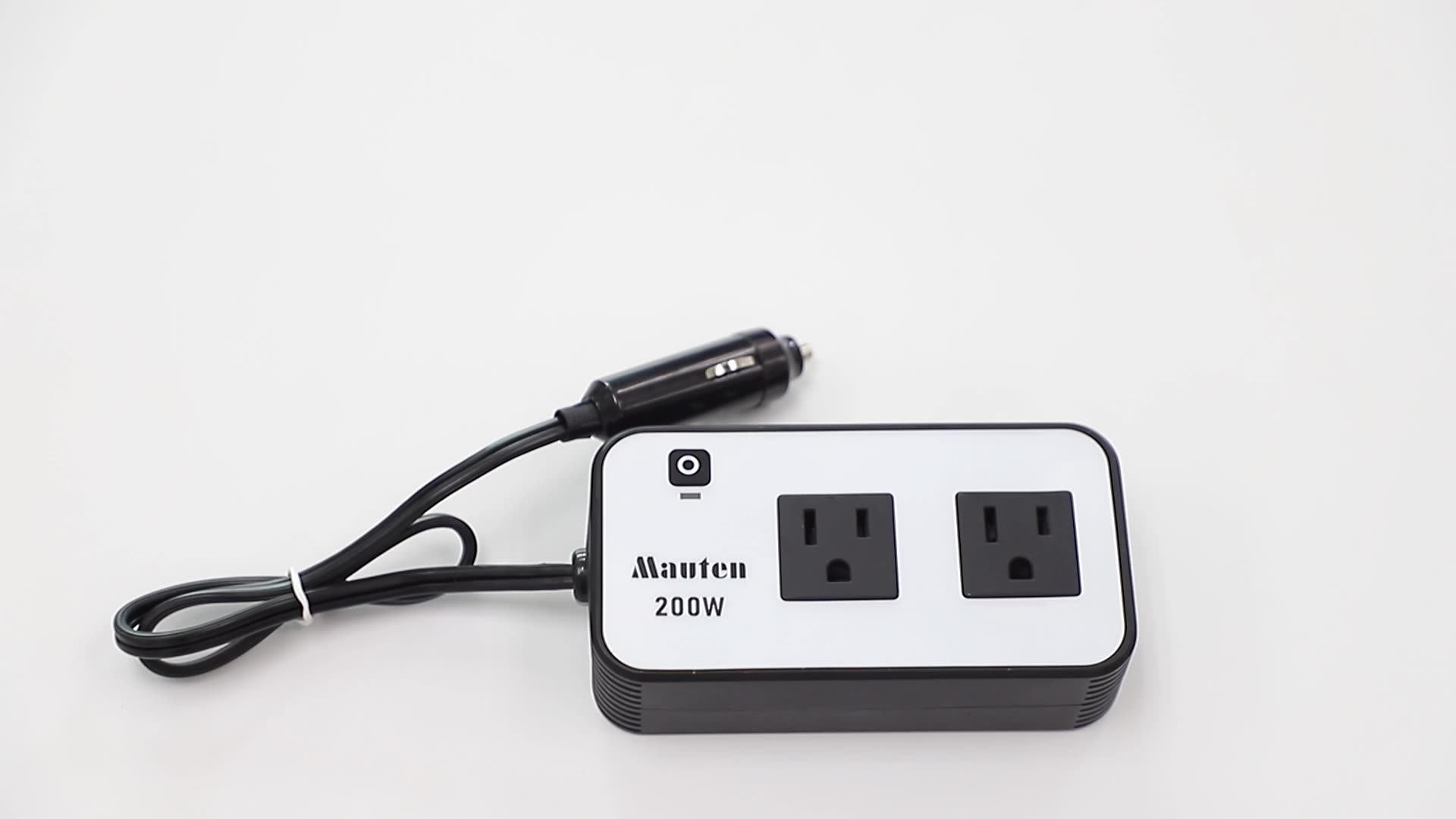 Newly 200w Car Inverter Dc 12v To Ac 110v Inverter 4 Usb Ports Dual Car