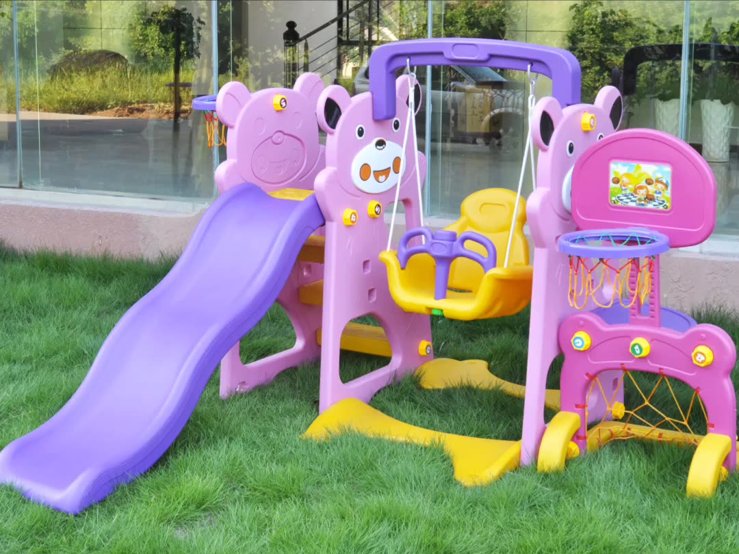 Tobogán Interior Para Niños,Casa De Juegos De Plástico Para Jardín De