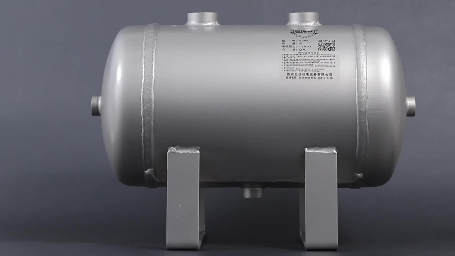 1l Horizontal Air Cylinder Tanks Air Receiver Tank Stainless Steel For Multi Use Buy Tank