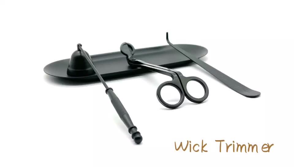 Hot Sale Custom Rainbow Stainless Steel Wick Trimmer Candle Sunffer