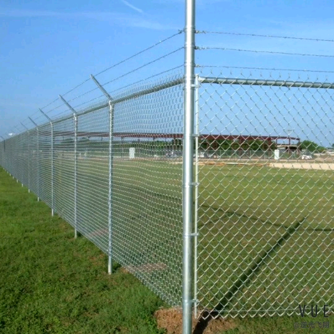 Usa 9 Gauge 50x50 Diamond Mesh Galvanized 6ft Chain Link Iron Wire Mesh