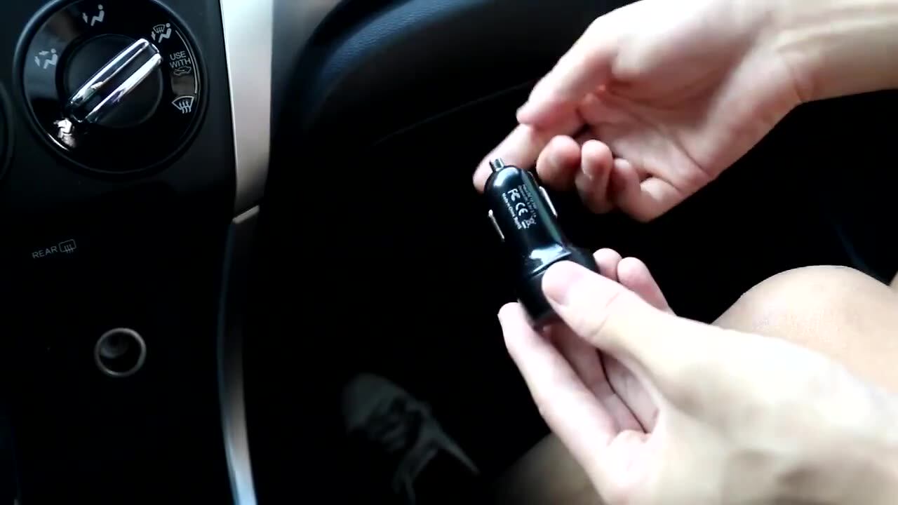 Автомобильное зарядное устройство 3.1A для прикуривателя, 12 В, 2 порта, двойной USB, быстрая быстрая зарядка, автомобильные зарядки со светодиодным дисплеем, вольтметр для автомобилей