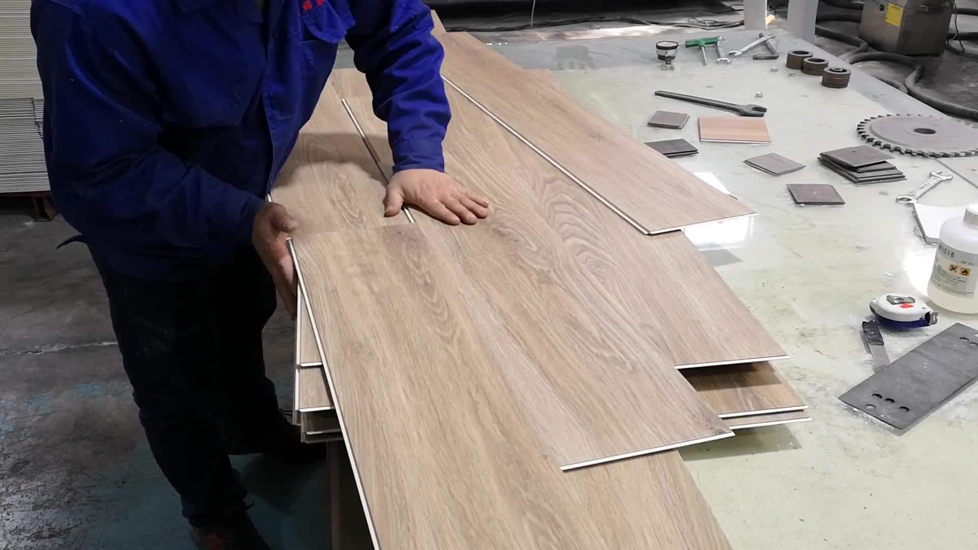 Protex 2018 Latest Design Antibacterial Walnut Engineered Wood Flooring