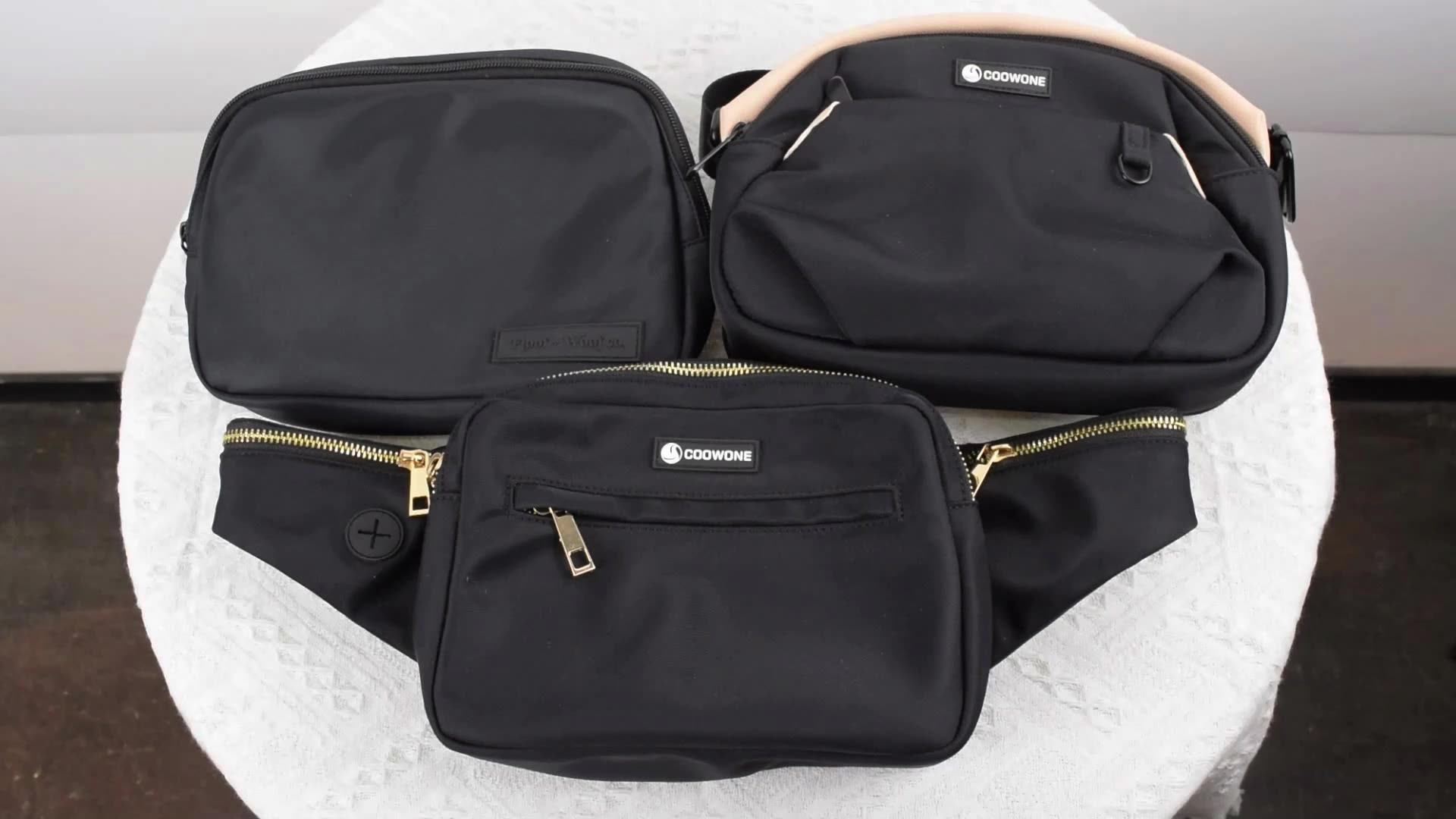 Custom Pet Fanny Pack Dog Walking Bag Crossbody Bag Dog Treat Pouch Pet