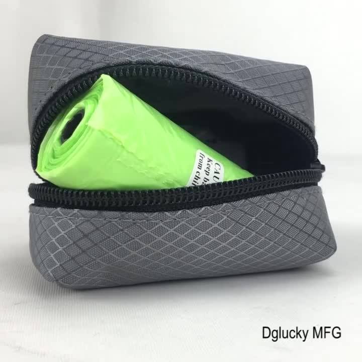Eco Friendly Pet Waste Bag Walking Dog Poop Bag Holder For Leash