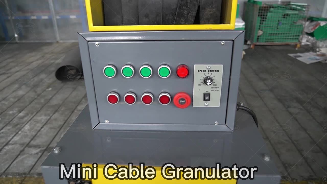 Mini Size Copper Wire Separator Scrap Cable Granulator Electric Wire