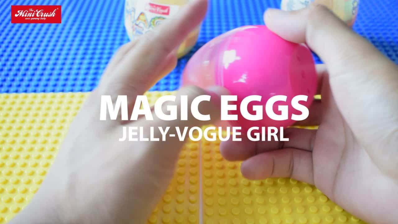 Pink Lovely Vogue Girl Egg Toy With Delicious Fruit Jelly Buy Egg Toy