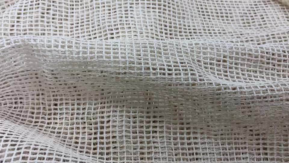 1mm Breathable Environmental Cotton Mesh Fabric For Cotton Netting Mesh