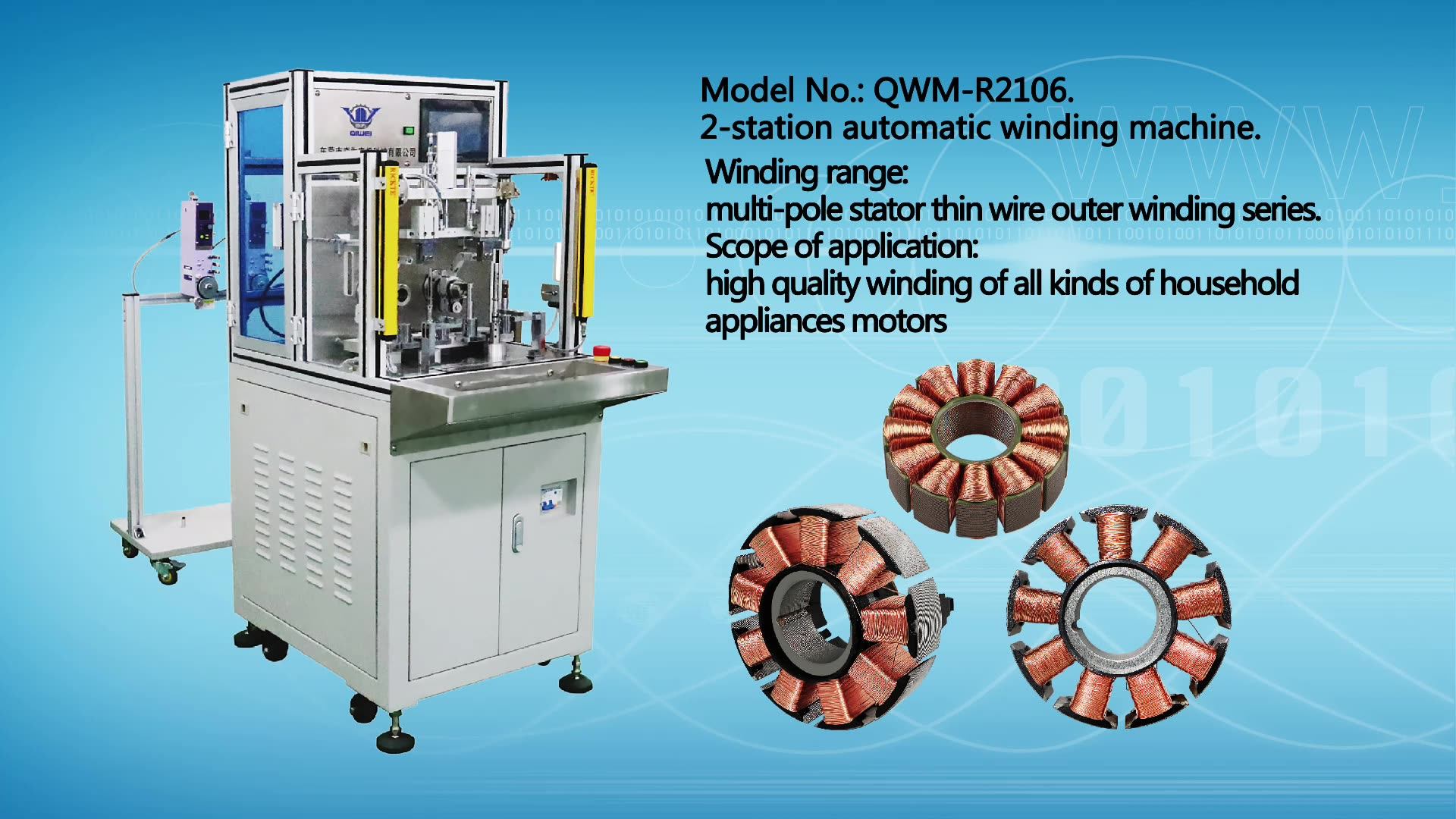 Automatic Electric Coil Winding Machine Bldc Motor For Ceiling Fan