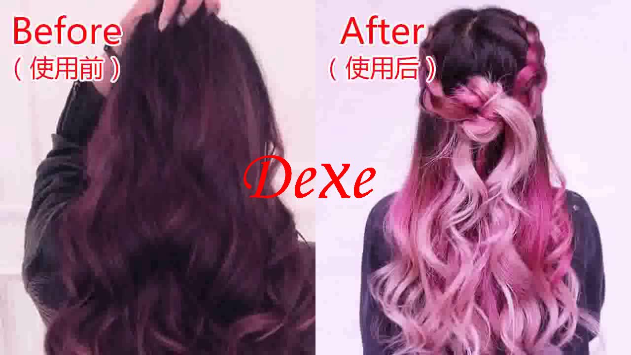 Dexe 2018 Crazy Hot Non Toxic Round Temporary Hair Color Rub