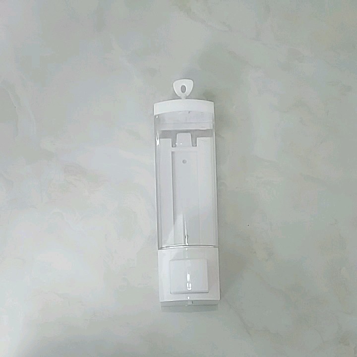 Wall Mounted 250ml Lockable Plastic Manual Liquid Soap Dispenser