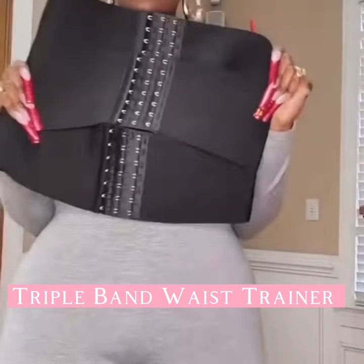 Three Pieces Of Segmented Abdomina Binder Tummy Wrap Snatch Me Up