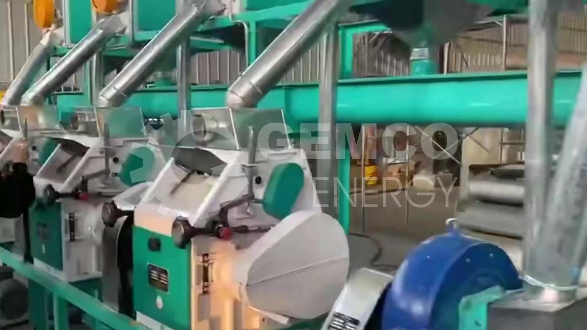 Strong Power Complete Commercial Corn Maize Grits Making Machinery For Small Large Scale Flour