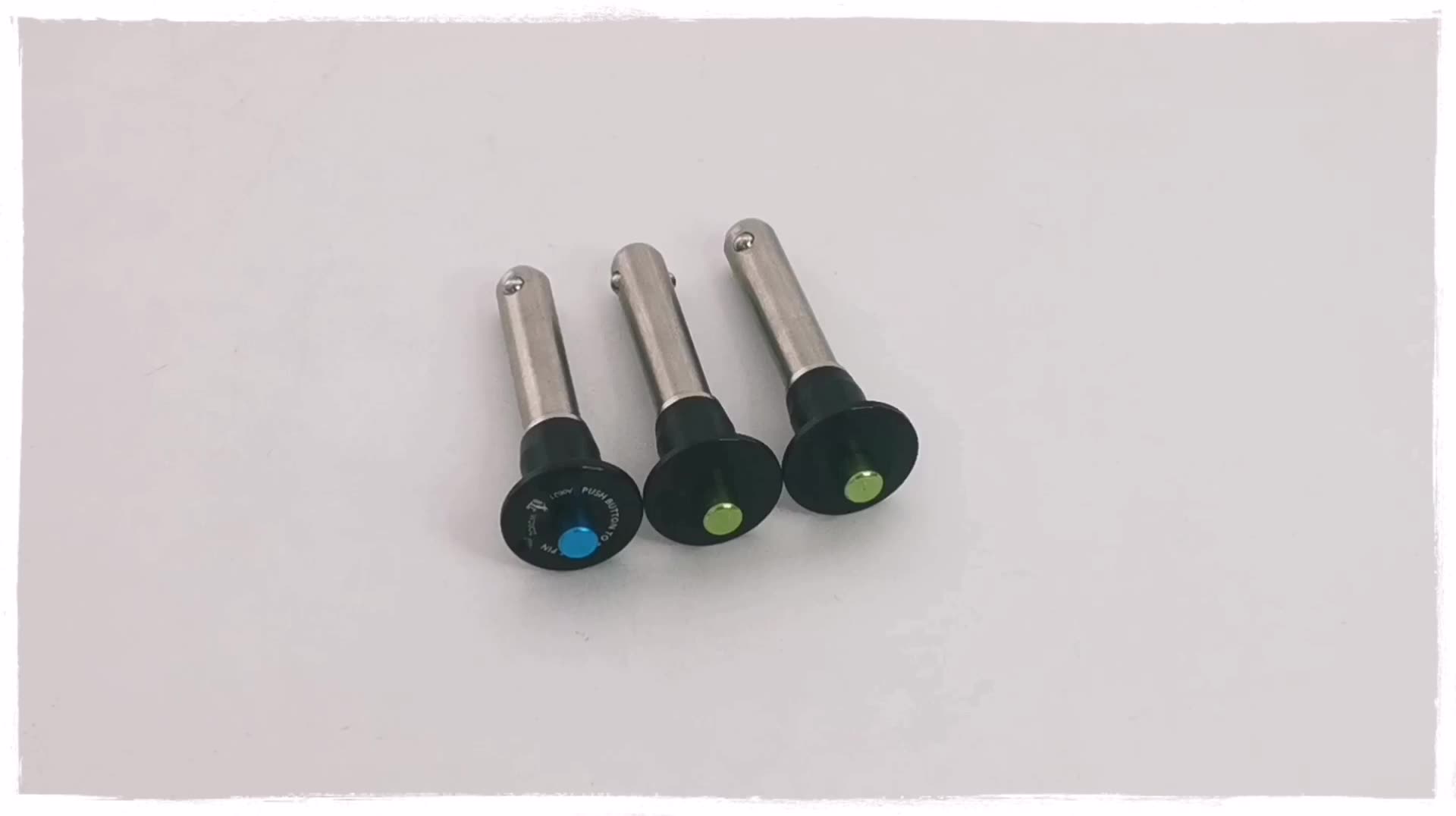 All Stainless Steel Push Button Safety Pin Flaed Handle