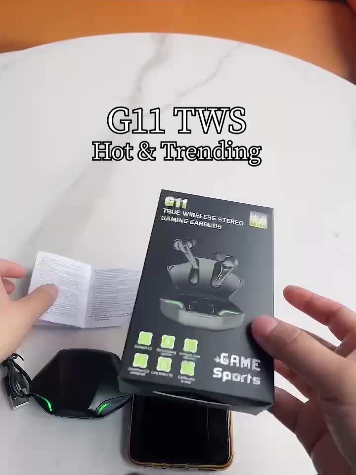 G11 Tws Earbuds X15 Pro Gaming Earbuds Wireless Earphone Game Earphones