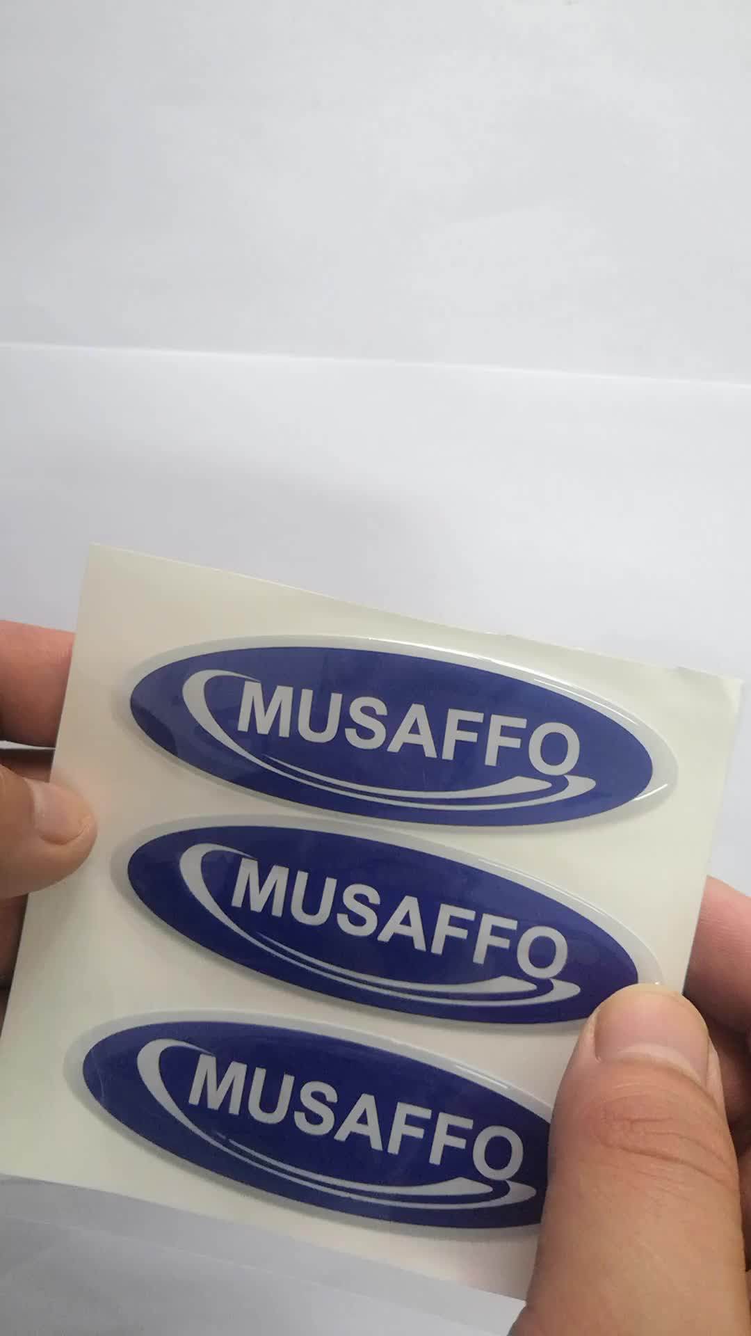 Customized 3d Epoxy Logo Resin Dome Acrylic Sticker Labels Buy