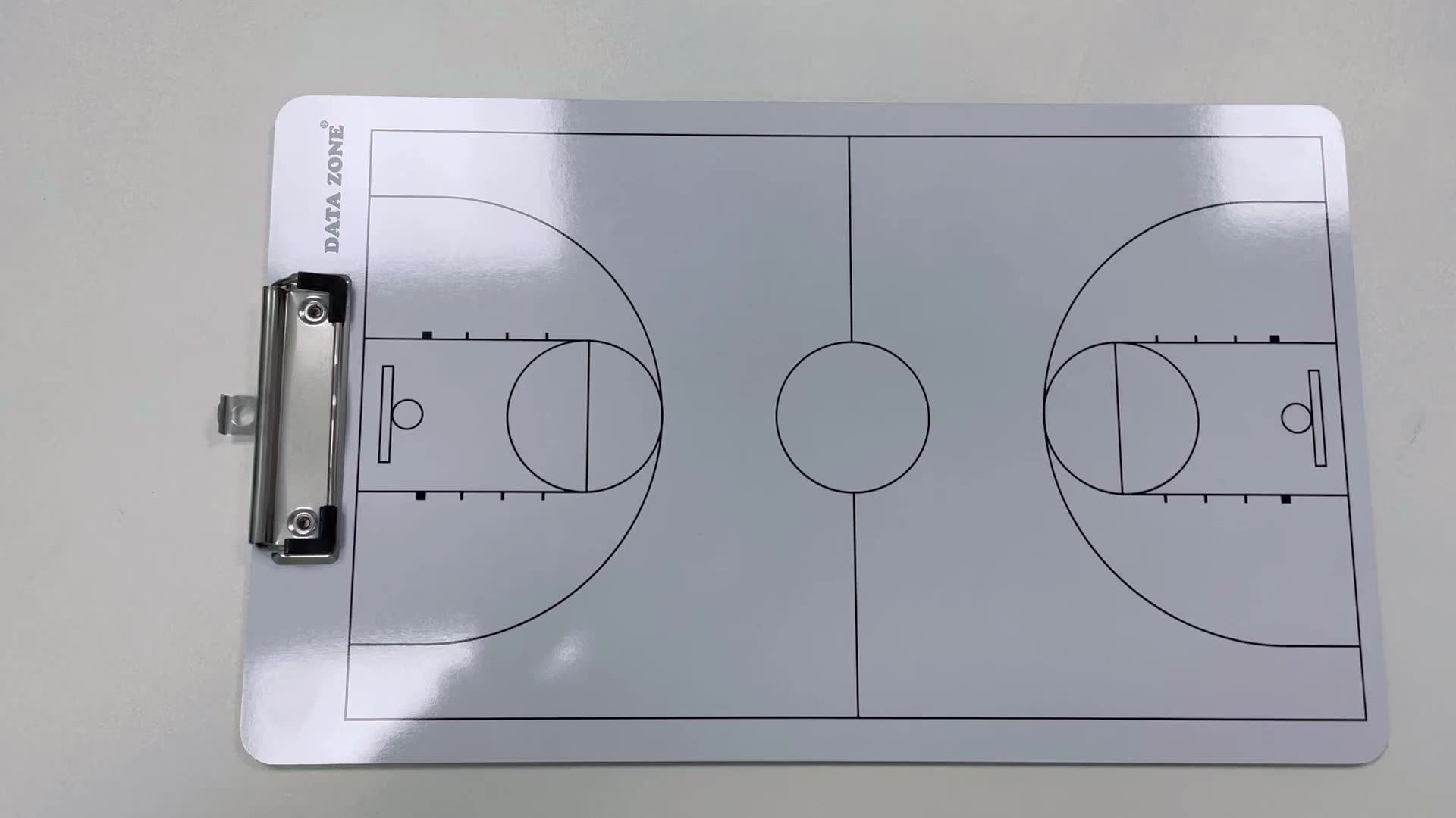 Coach Board Premium Tactical Clipboard Two Sides With Full & Half Court