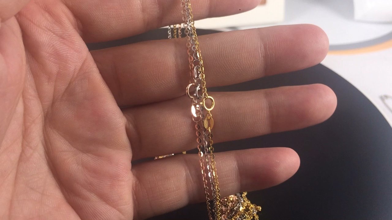 Wholesale Dubai Style Solid 18k Gold Necklace Chains Accessories For Women's Jewelry Buy