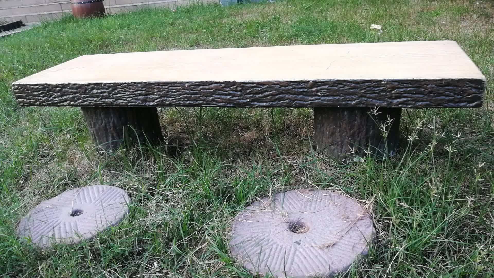 2019 Decorative Plastic Molds Moulds For Garden Outdoor Park Precast Concrete Cement Sleeper