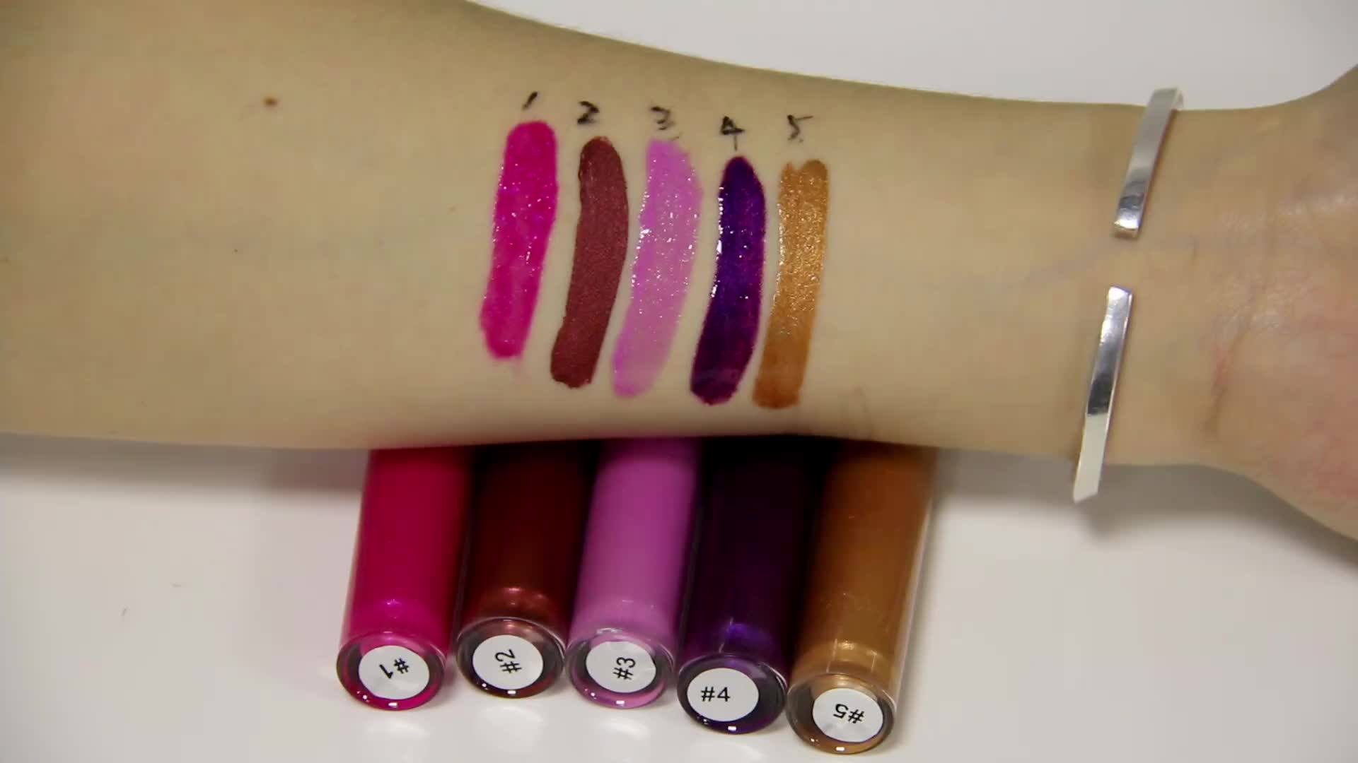 Wholesale Your Lip Gloss Vegan Shimmer Liquid High Pigment Shiny