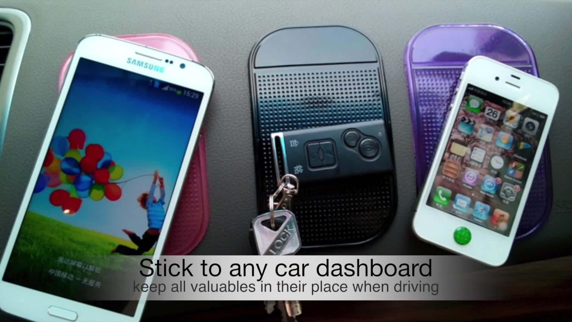 Cell Phone Grip Reusable Sticky Pad Car Dash Anti Slip Phone Mat Buy