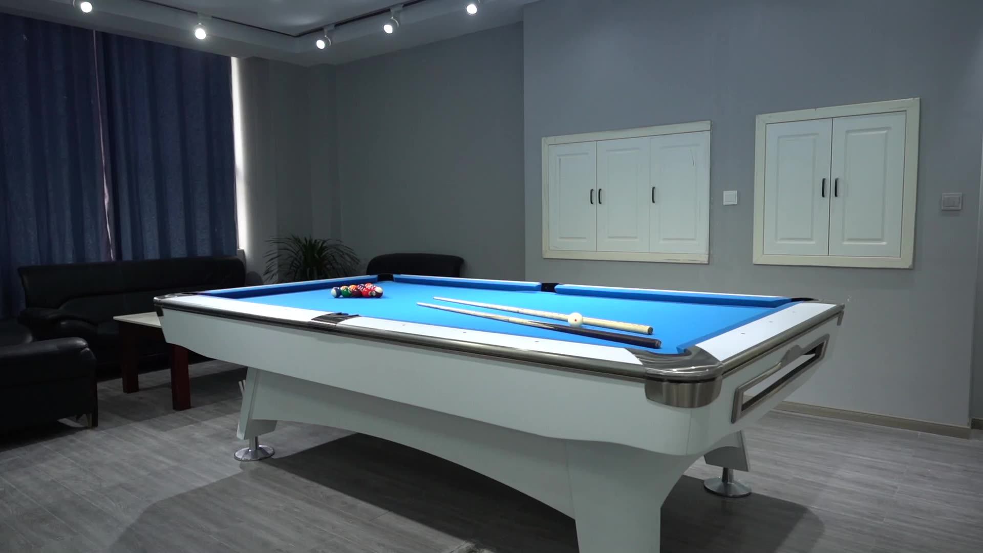 New 2024 Modern Luxury Factory Best Selling 9ft Pool Club Billiard Tables Stone Slate With