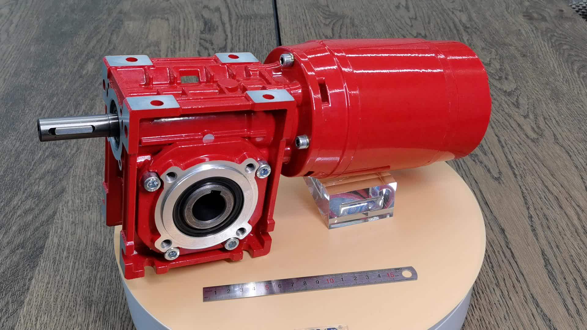 115ZY170/RV050i50 Heavy Duty 12V, 24V DC Right Angle Tarp Gear Motor