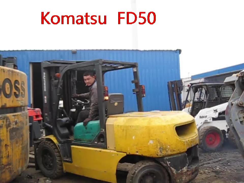 Original Japan Made Komatsu Fd50 Forklift For Warehouse,Used 7fd50